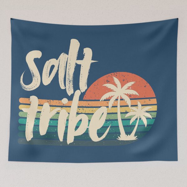 Item preview, Salt Tribe Retro Sunset Palm Trees Beach Life designed and sold by SaltTribe.