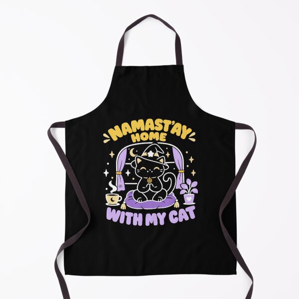Item preview, Namastay home with my cat designed and sold by iagorfrost.