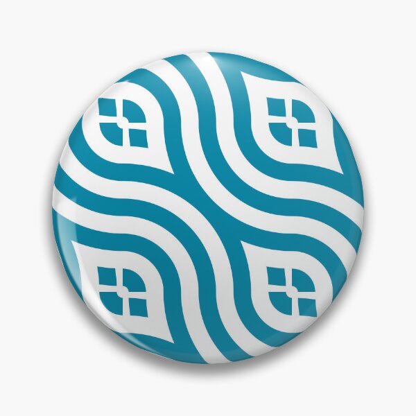 Item preview, Blue Rounded Lines Pattern - Cool Geometric Art designed and sold by Gustavo Navarro.