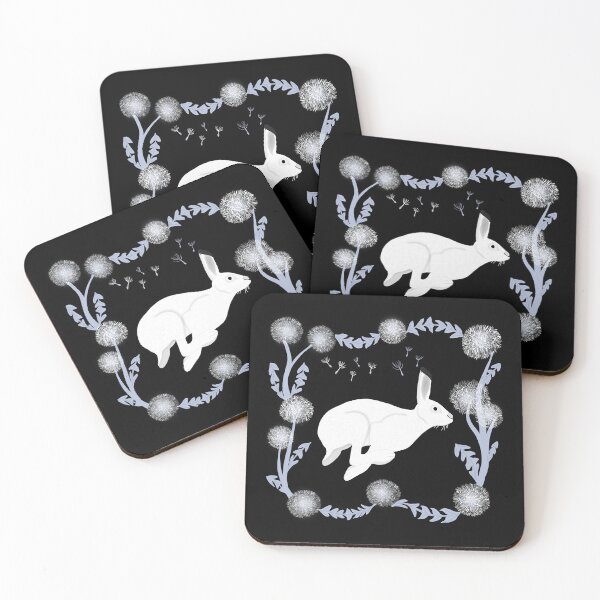 Item preview, Arctic Hare and Dandelions designed and sold by BDBirds.