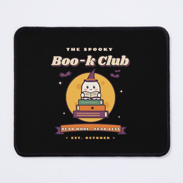Item preview, Spooky Boo-k Club Cute Ghost Reading Books Retro Halloween designed and sold by Fine Art California.