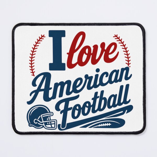 Item preview, I love American Football designed and sold by GoodPlaceToShop.