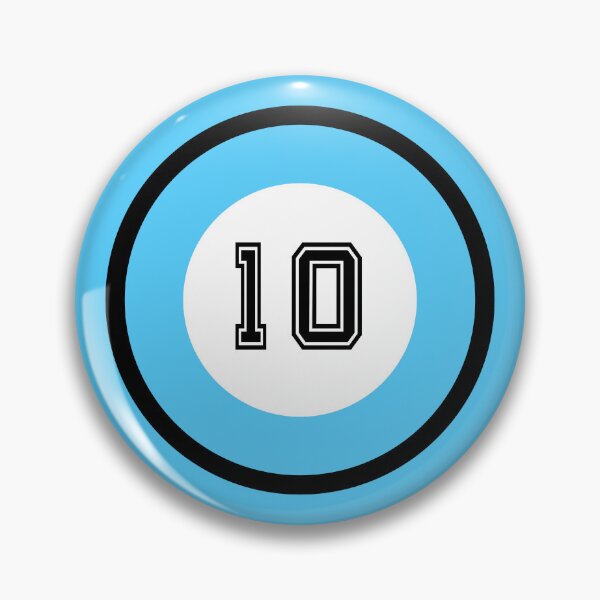Item preview, Diez 10 Argentina Retro Mod roundel designed and sold by ModSupporters.