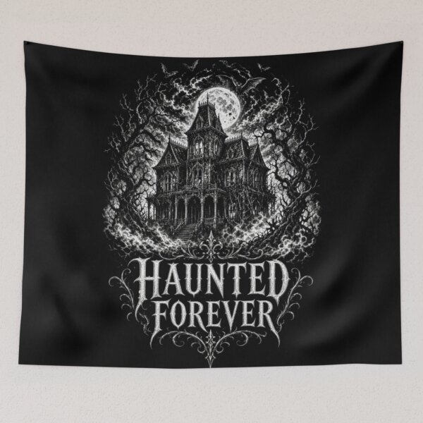 Item preview, Haunted House Halloween Gothic Dark Art T-Shirt designed and sold by OddySpud.apparel.