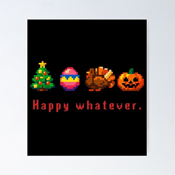 Item preview, The Ultimate All Four Holidays Happy Whatever Funny Gift for Gamer  designed and sold by RR-Arts.