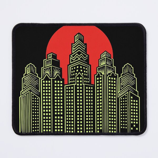 Item preview, Art Deco Skyline City Art designed and sold by Gangster-Design.
