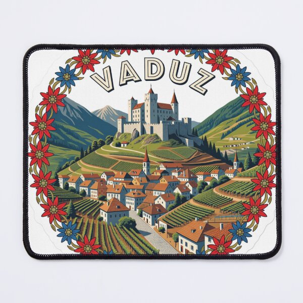 Item preview, Vaduz Castle Liechtenstein Sticker designed and sold by Imaginarium of Chaos falcon88 .