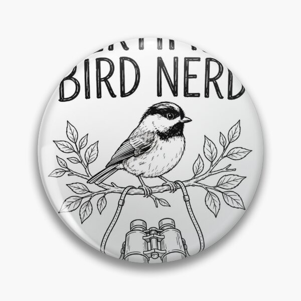 Item preview, Certified Bird Nerd designed and sold by Sentient Cyborg Solutions.