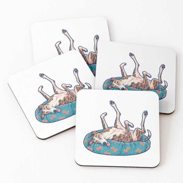 Item preview, Retired Greyhound Roaching Asleep Upside Down designed and sold by eignvalue.