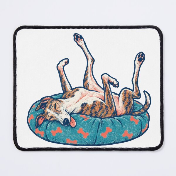 Item preview, Retired Greyhound Roaching Asleep Upside Down designed and sold by eignvalue.