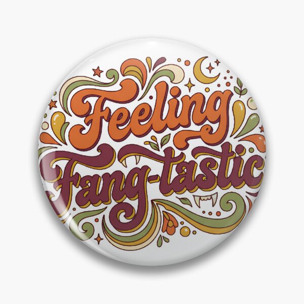 Item preview, Feeling Fang-Tastic | Retro Vampire Halloween designed and sold by Leoprinty.