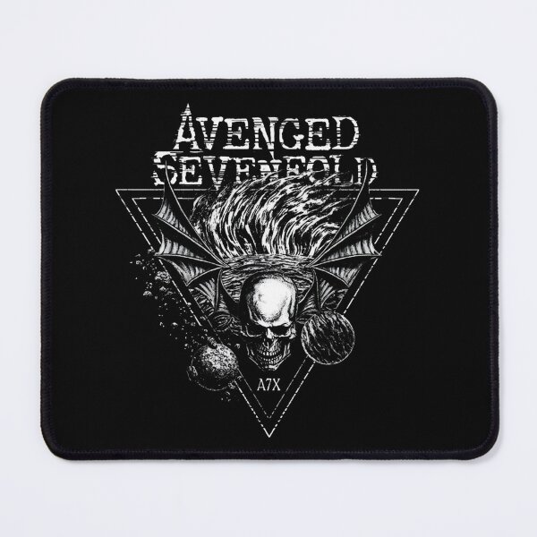 Item preview, Avenged Sevenfold A7X Deathbat Icon Vintage Fan Art Design designed and sold by redclawdesign.