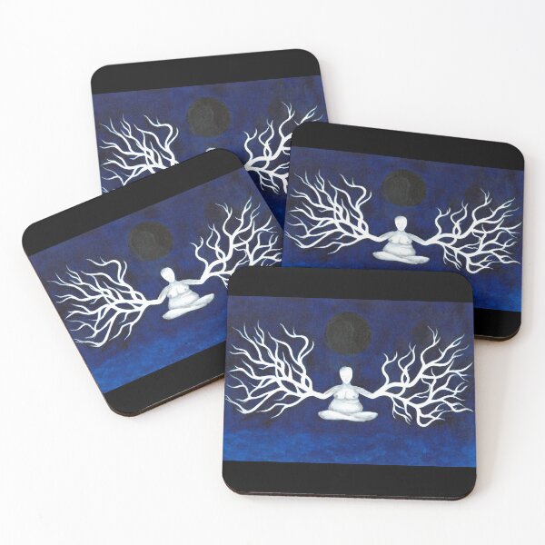 Item preview, Mediation Under Dark Moon designed and sold by Dark Moon Art Studio.