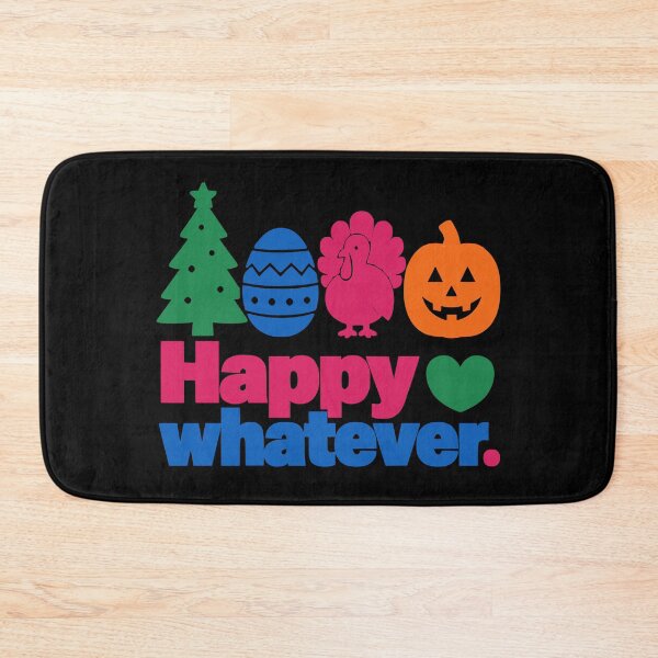 Item preview, 4 in 1 Holidays Happy Whatever Funny Gift for Holiday Hater designed and sold by RR-Arts.