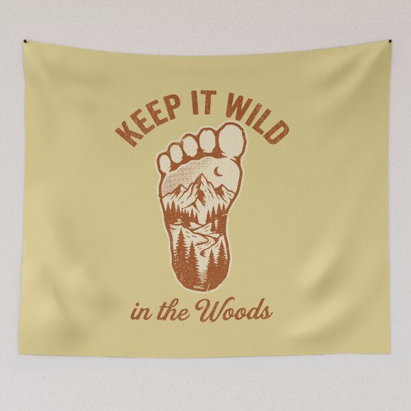 Item preview, Retro Wilderness Footprint designed and sold by AwesomeBeyondLimits.