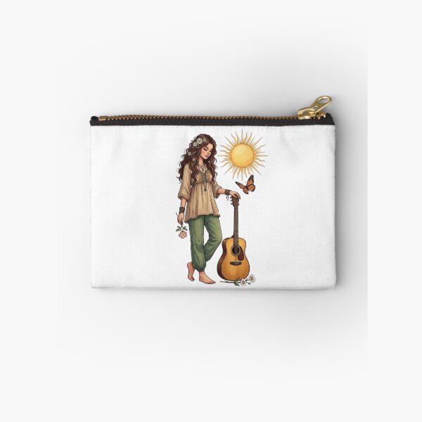 Item preview, "The Aura of the 70s: Portrait of a Hippie Woman" designed and sold by CHRIST5000.