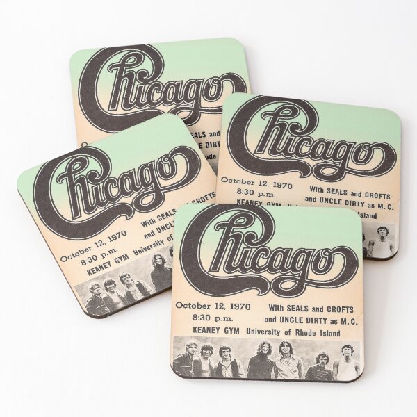 Item preview, Chicago Original Custom Vintage Music Band Tee Unique Poster Wall Art designed and sold by Cool Robot Bro..