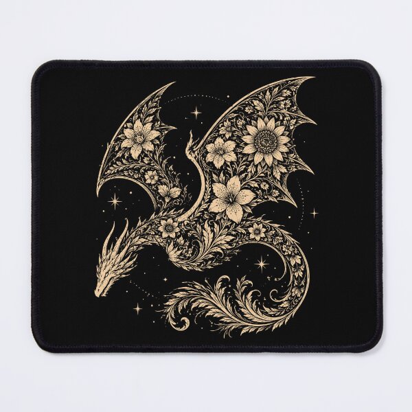 Item preview, Floral Dragon Art designed and sold by roni-harbor.