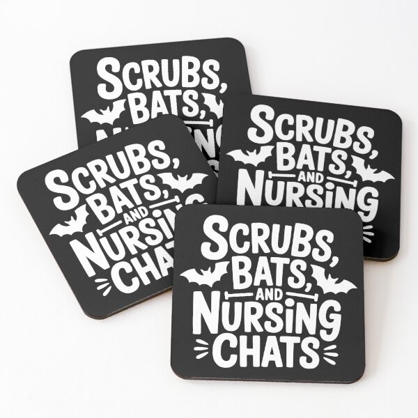Item preview, Scrubs, Bats, and Nursing Chats designed and sold by theartfulaspie.