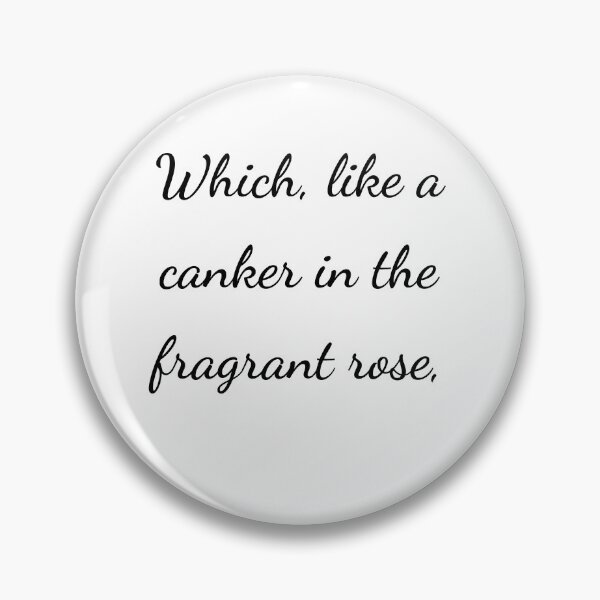 Item preview, “Which, like a canker in the fragrant rose,” - handwriting black designed and sold by ariksworld.