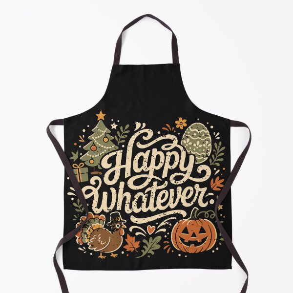 Item preview, 4 in 1 Holidays Happy Whatever Funny Gift for Holiday Hater designed and sold by RR-Arts.