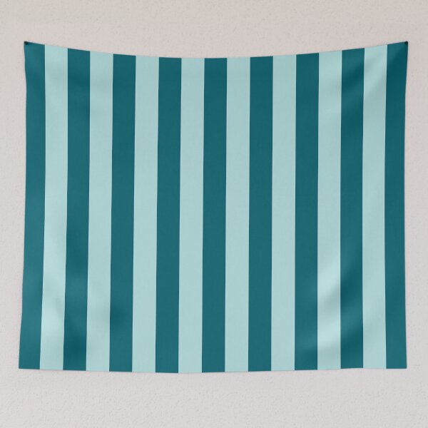 Item preview, Cabana stripes in teal and aqua blue designed and sold by RishabhArts1.