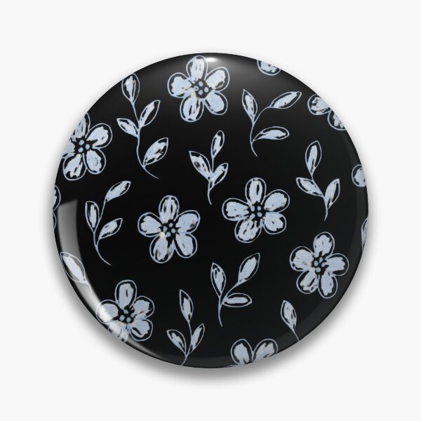 Item preview, Hand Drawn Light Blue Ditsy Black Pattern designed and sold by ShivCraftStudio.