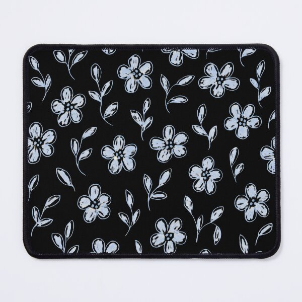 Item preview, Hand Drawn Light Blue Ditsy Black Pattern designed and sold by ShivCraftStudio.