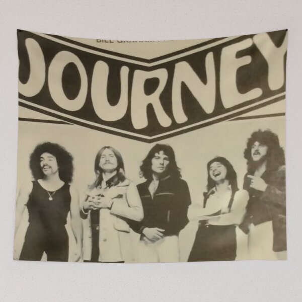 Item preview, Journey Original Custom Vintage Music Band Tee Unique Poster Wall Art designed and sold by Cool Robot Bro..