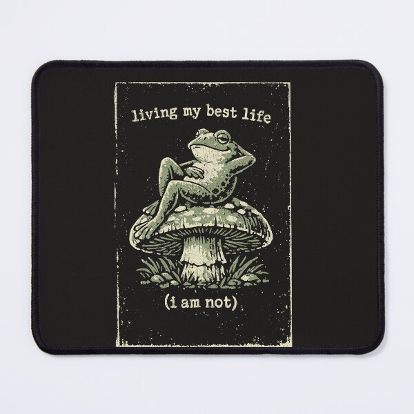 Item preview, Living My Best Life Frog designed and sold by AwesomeBeyondLimits.