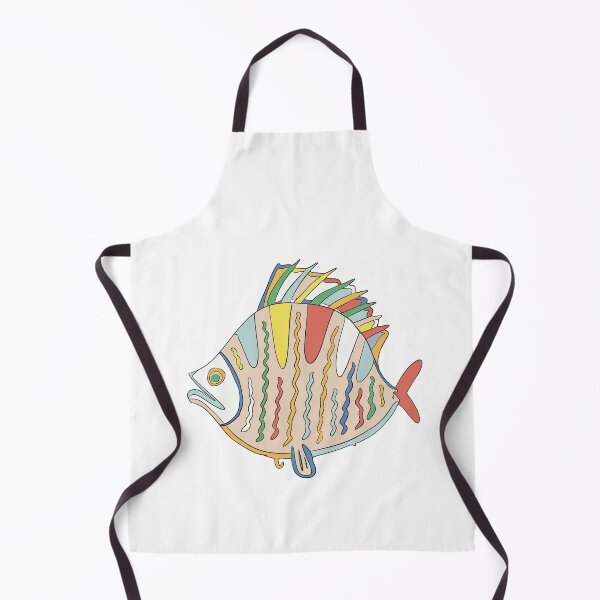 Item preview, Cream & Green Plaice Fish - Abstract Ocean Line Art designed and sold by iampaulmorris.