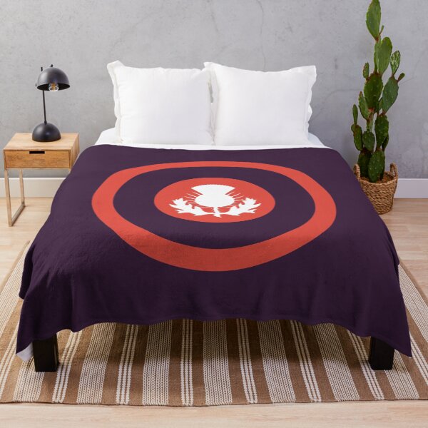 Item preview,  Tartan Army Scottish Salmon Thistle retro mod roundel designed and sold by ModSupporters.