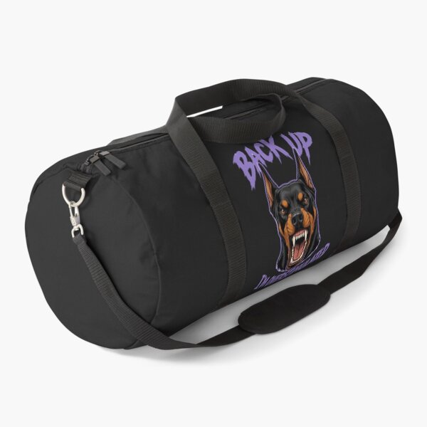 Item preview, BACK UP I'M OVERSTIMULATED – Aggressive Doberman Funny Dog Meme designed and sold by Sparkofart07.