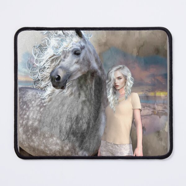 Item preview, Wild Dapper Gray Horse  designed and sold by Patricia Brown.