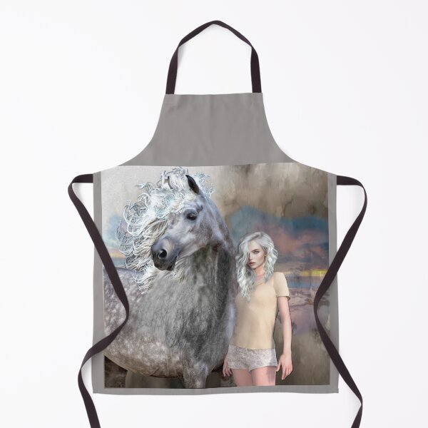 Item preview, Wild Dapper Gray Horse  designed and sold by Patricia Brown.
