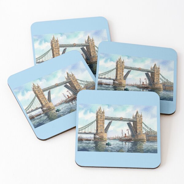 Item preview, Tower Bridge, London Watercolour designed and sold by ArtworkNorth.