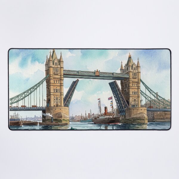 Item preview, Tower Bridge, London Watercolour designed and sold by ArtworkNorth.