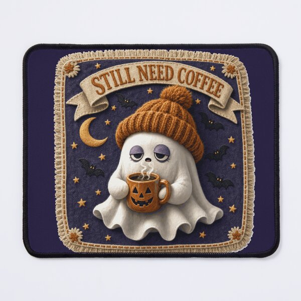 Item preview, Still Need Coffee Cute Ghost Coffee Addict Halloween designed and sold by jaac310.