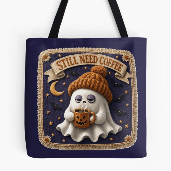Item preview, Still Need Coffee Cute Ghost Coffee Addict Halloween designed and sold by jaac310.