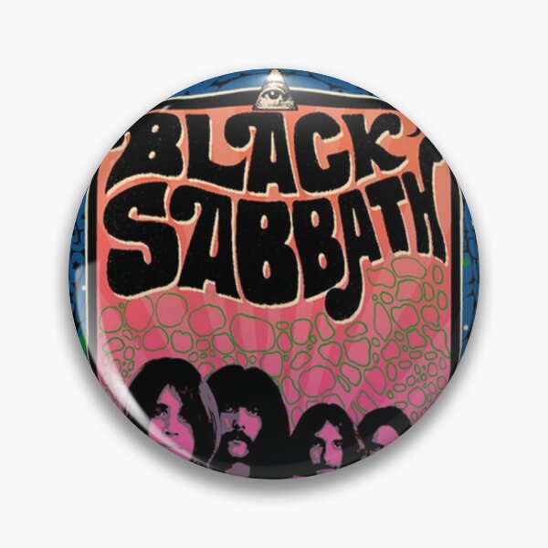 Item preview, Black Sabbath Original Custom Vintage Music Band Tee Unique Poster Wall Art designed and sold by Cool Robot Bro..