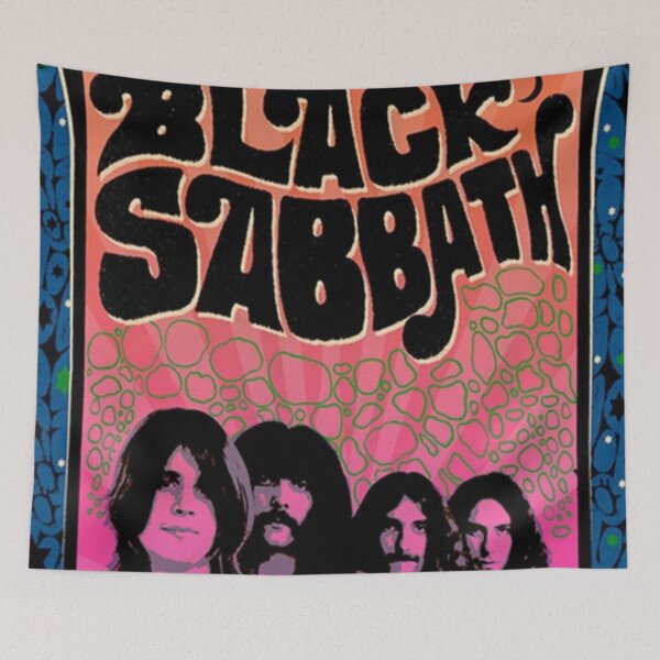 Item preview, Black Sabbath Original Custom Vintage Music Band Tee Unique Poster Wall Art designed and sold by Cool Robot Bro..