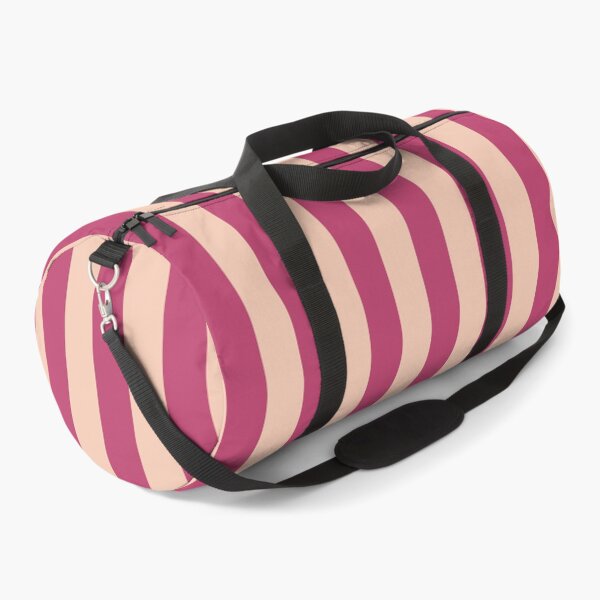 Item preview, Cabana stripes in peach and raspberry designed and sold by RishabhArts1.