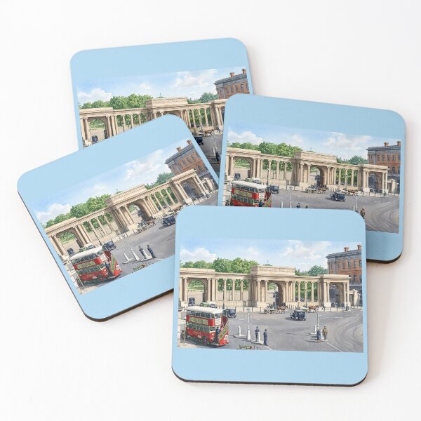 Item preview, Hyde Park Corner, London Bus Scene designed and sold by ArtworkNorth.