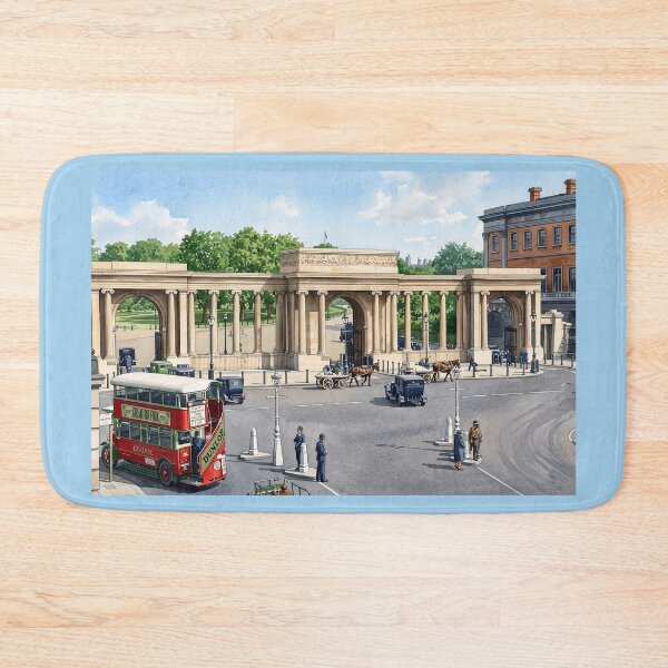 Item preview, Hyde Park Corner, London Bus Scene designed and sold by ArtworkNorth.