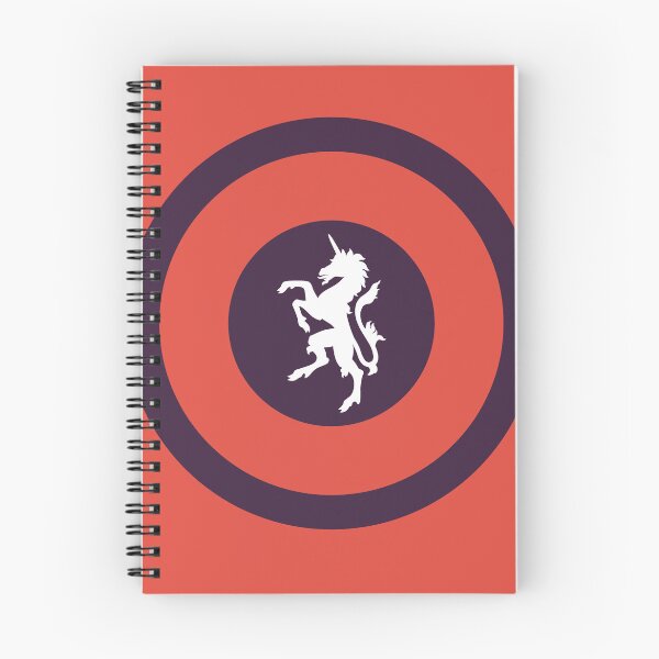 Item preview, Salmon purple Unicorn Scottish away retro mod roundel designed and sold by ModSupporters.