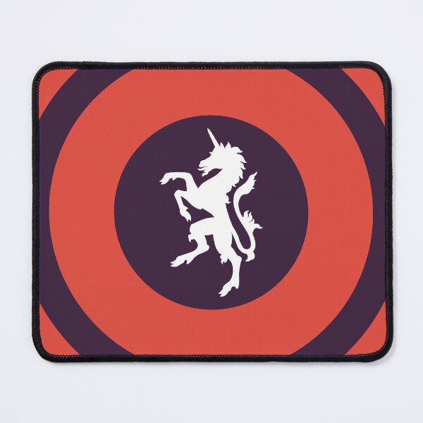 Item preview, Salmon purple Unicorn Scottish away retro mod roundel designed and sold by ModSupporters.