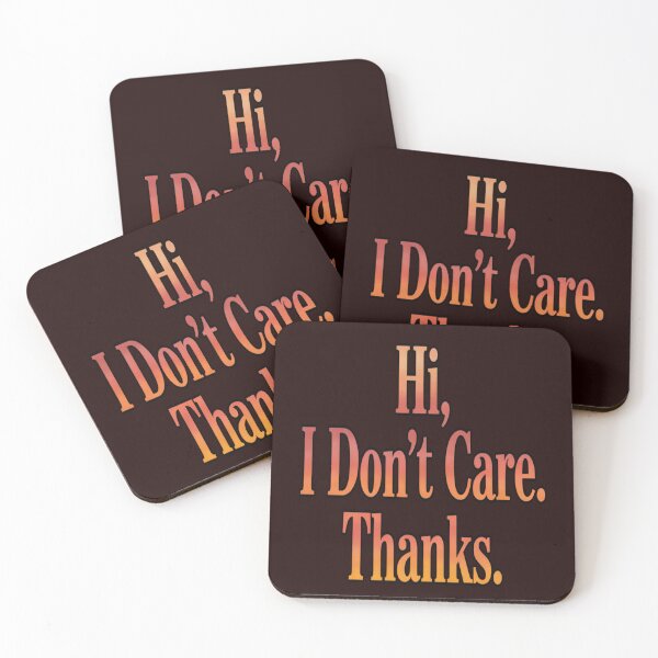 Item preview, Sarcastic Funny Humor Hi, I Don’t Care. Thanks  designed and sold by fantasticdesign.
