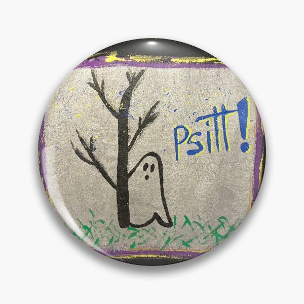 Item preview, Psst - Illustration of a little ghost designed and sold by Graffystyle.
