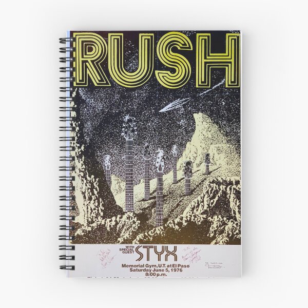Item preview, Rush Styx Original Custom Vintage Music Band Tee Unique Poster Wall Art designed and sold by Cool Robot Bro..