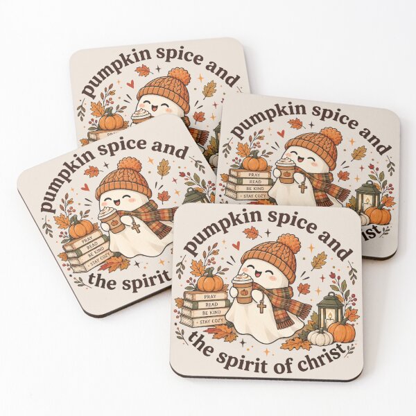Item preview, Christian Halloween Ghost, Pumpkin Spice Faith, Cute Fall Jesus Gift, Bible Verse Autumn designed and sold by Quiajia.
